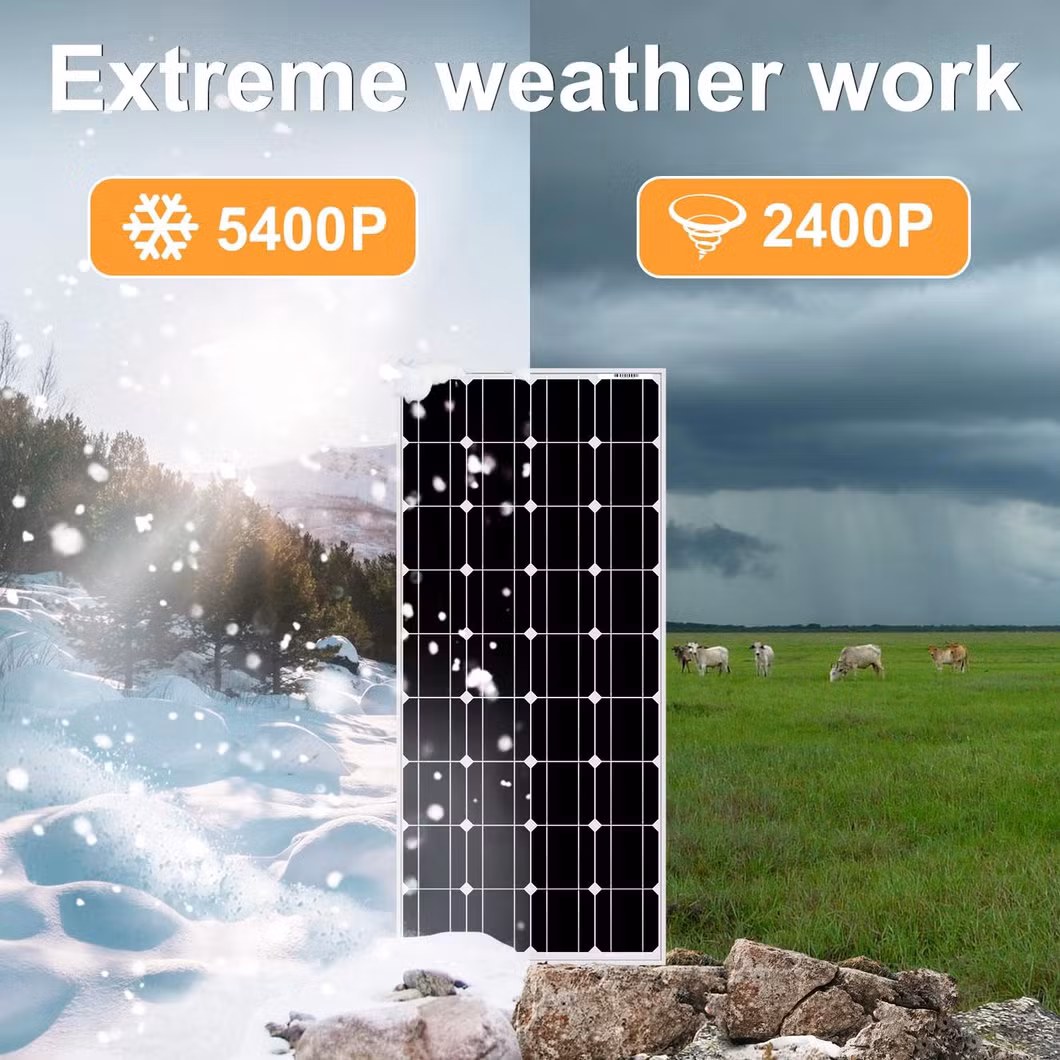 180W Monocrystalline Solar Panel High Efficiency for RV Trailer Camper
