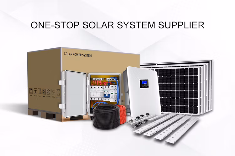 10kw 15kw Parallel Home Solar Electric Power Systems with 600W Solar Panel