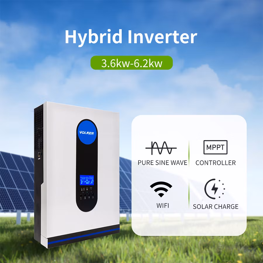 Factory Price 2kw 3kw 4kw 5kw 6kw 8kw 10kw on/off-Grid Solar Hybrid Inverter Power Inverter for Solar Panel Power System