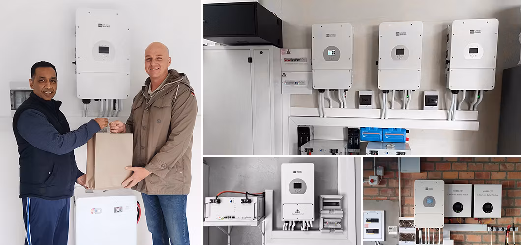 All in One Solar Power System 5kw 8kw 10kw 3 Phases Lithium Ion Batteries Solar Energy Hybrid System