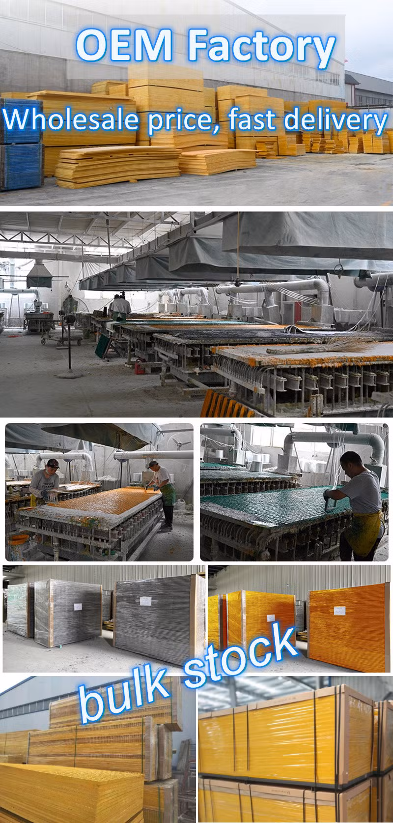 38X38X38mm FRP Grating Panel Used in Maintenance for Solar Power Panels Rooftop FRP Grating Walkways for Thailand Market