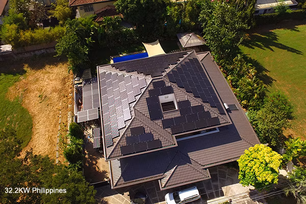 Rooftop Photovoltaic Power Station High Efficiency Mono Perc Solar Panels
