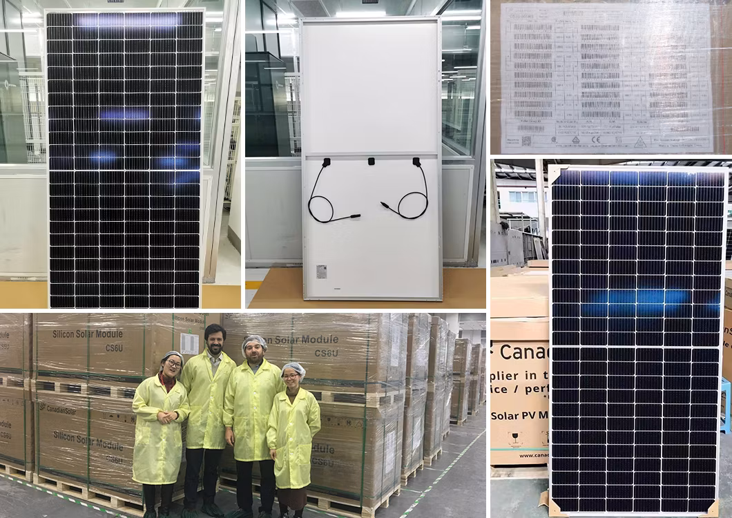 Canadian Mono Photovoltaic Solar Panels 550W 580W 575 Watt A Grade N Type Solar Plate Price List
