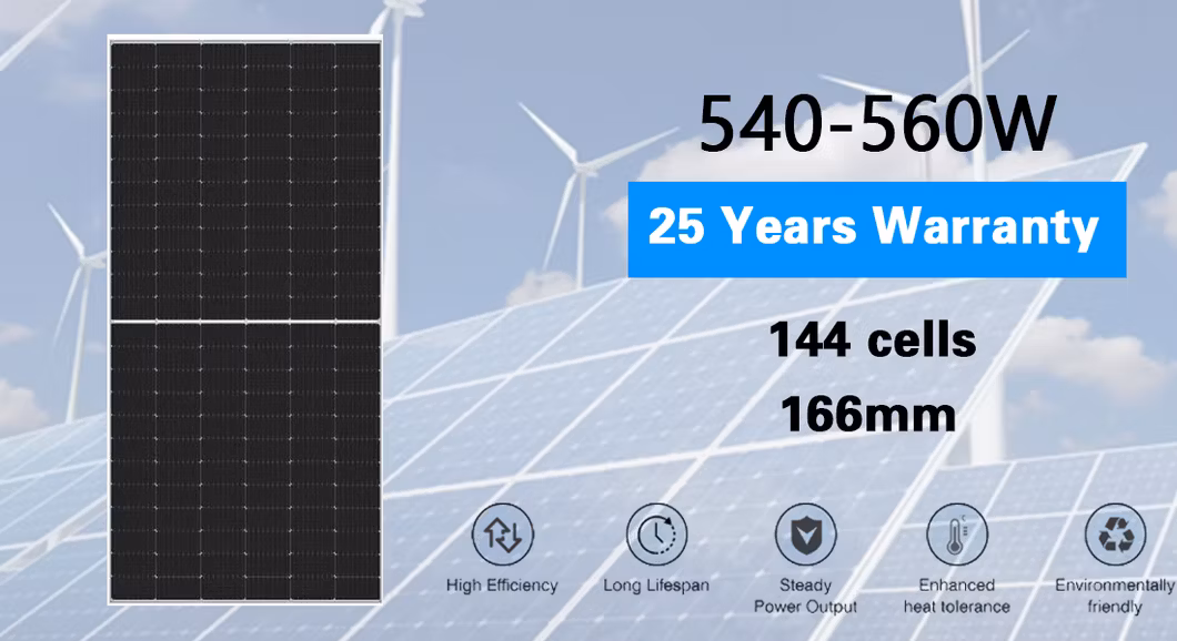 Solar Cell Panel Energy System Cost Monocrystalline Photovoltaic Module PV Solar Panel