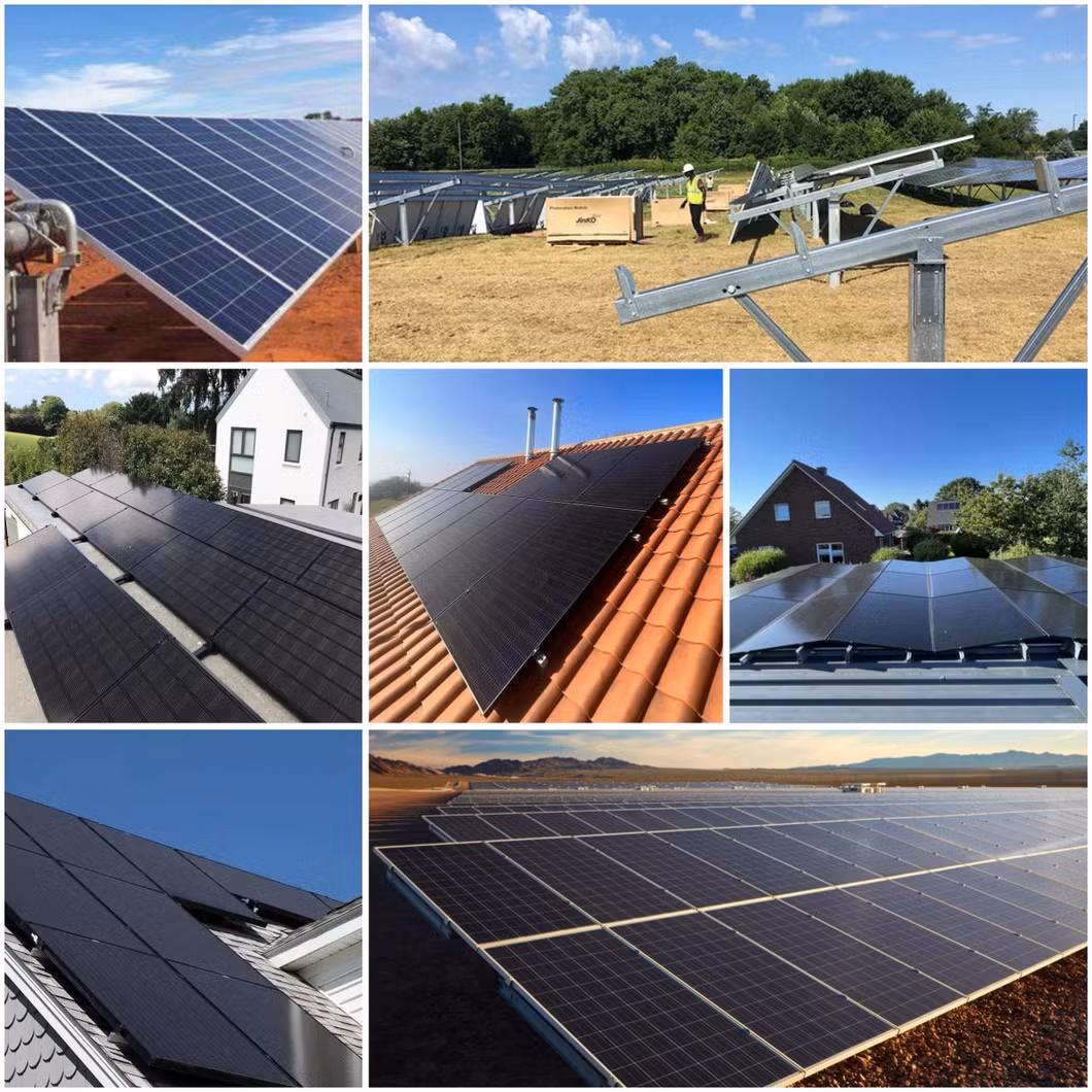 Yingli Ja Longi N-Type Jinko Bifacial Monocrystalline 560-580watt Solar Panel Tiger Neo N-Type 72hl4-Bdv Solar Panel Plate for Electricity