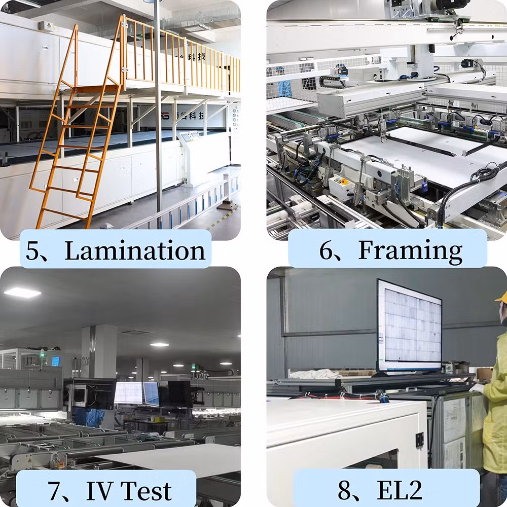 Rooftop Photovoltaic Power Station High Efficiency Mono Perc Solar Panels