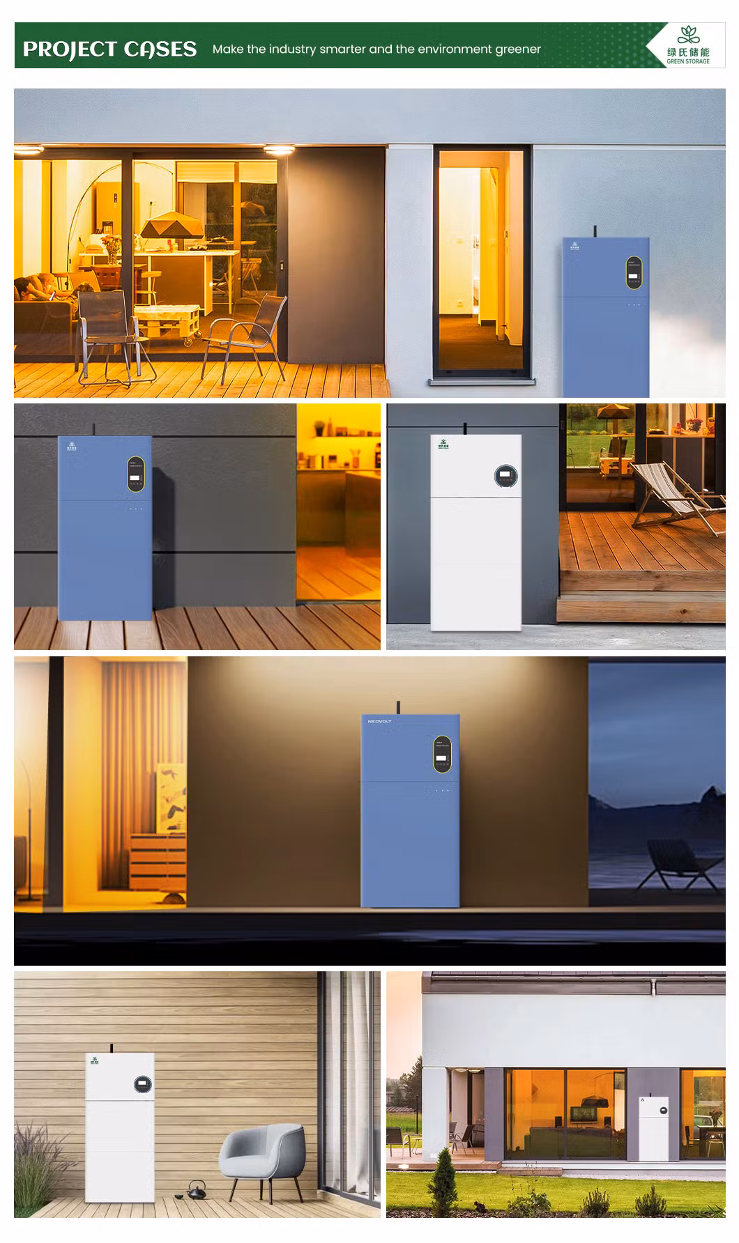 Green Storage Home Electric Battery Storage Manufacturers Hybrid Solar Three Phase Inverter China Solar Energy System