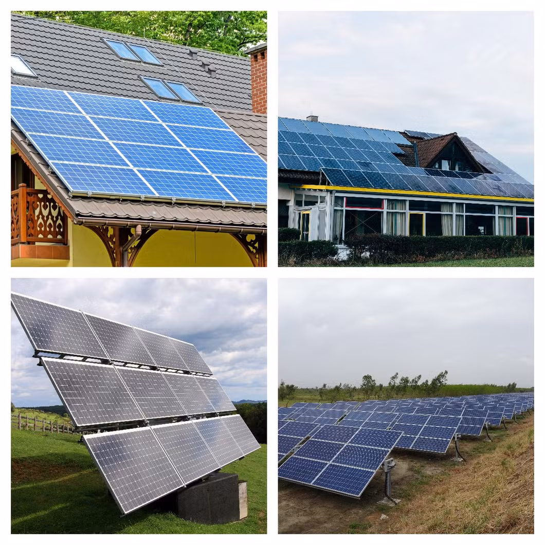 10kw 15kw Parallel Home Solar Electric Power Systems with 600W Solar Panel