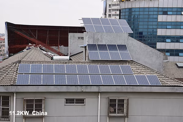 Rooftop Photovoltaic Power Station High Efficiency Mono Perc Solar Panels
