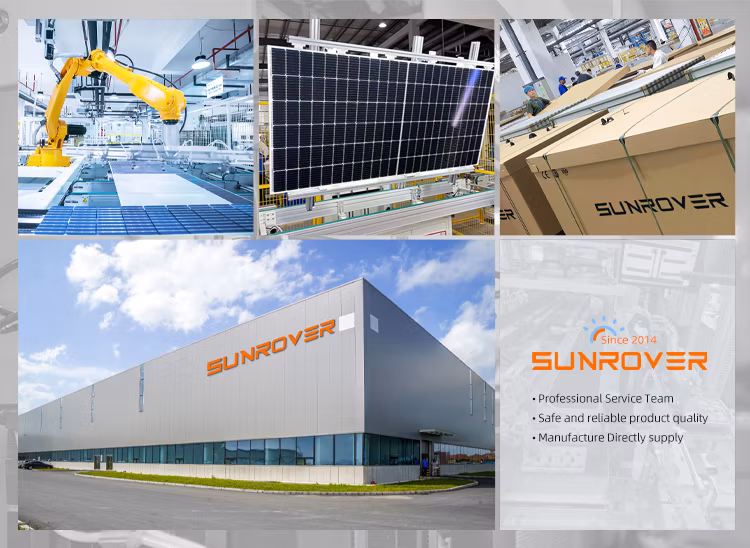Sunrover High Output Cost Effective Solar Panel 580W 585W 590W Home Use Solar Panel