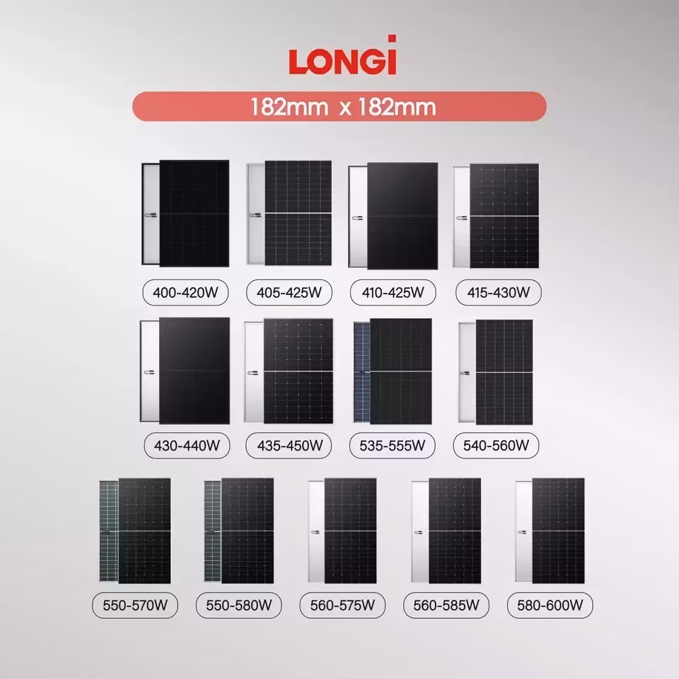 Cheap Longi/Mysolar/Aioties Hi-Mo6 Lr5-72hth-575m 575W 575 Watt Solar Panel Cost for Home Power System