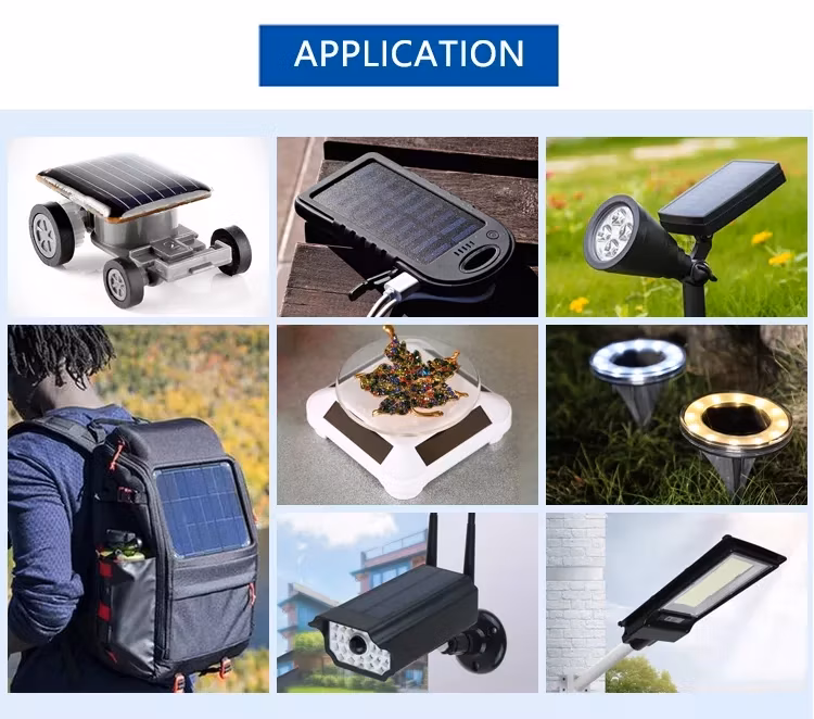 Toy Mobile LED Light Charger 2W 6V Small Solar Panel 136*110mm with pH2.0 Connectors From China Factory