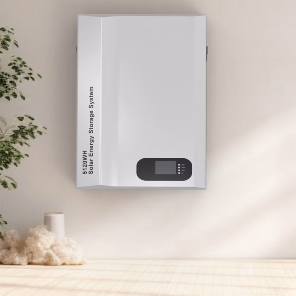 5120wh Home Energy Storage Stackable Battery with Pure Sine Wave Inverter