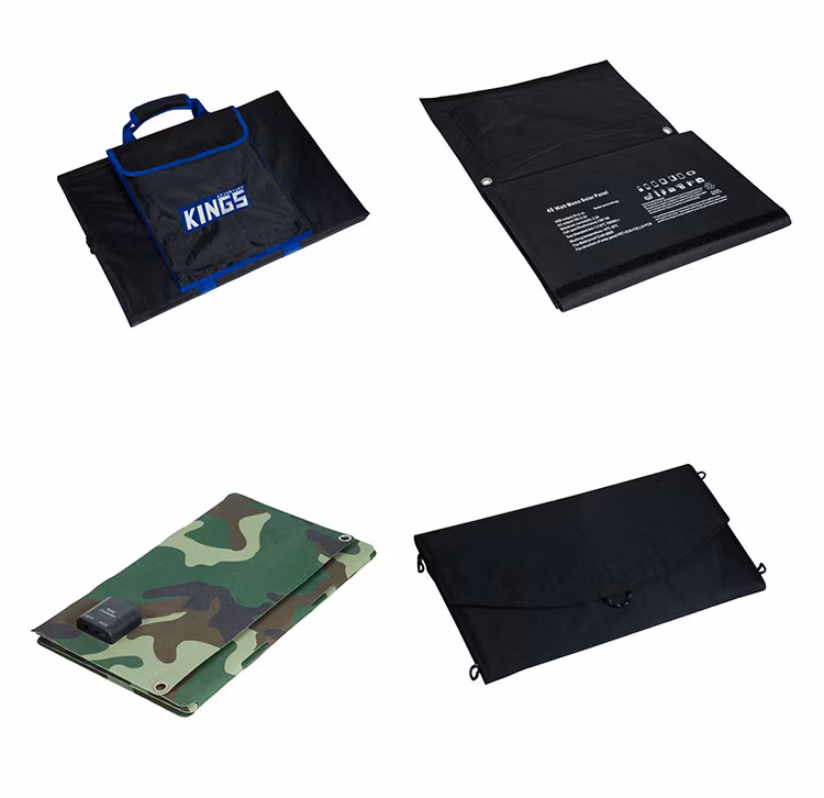 Travelling Camping Mono Foldable Solar Panel Charger Folded Outdoor Solar Panel for Campers