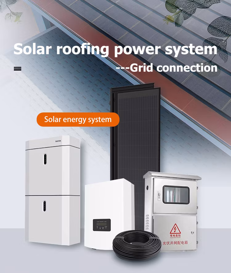 Solar Tiles Cost Redland 200 Watt Solar Panel Price PV Roof Tiles Panels for Home Use