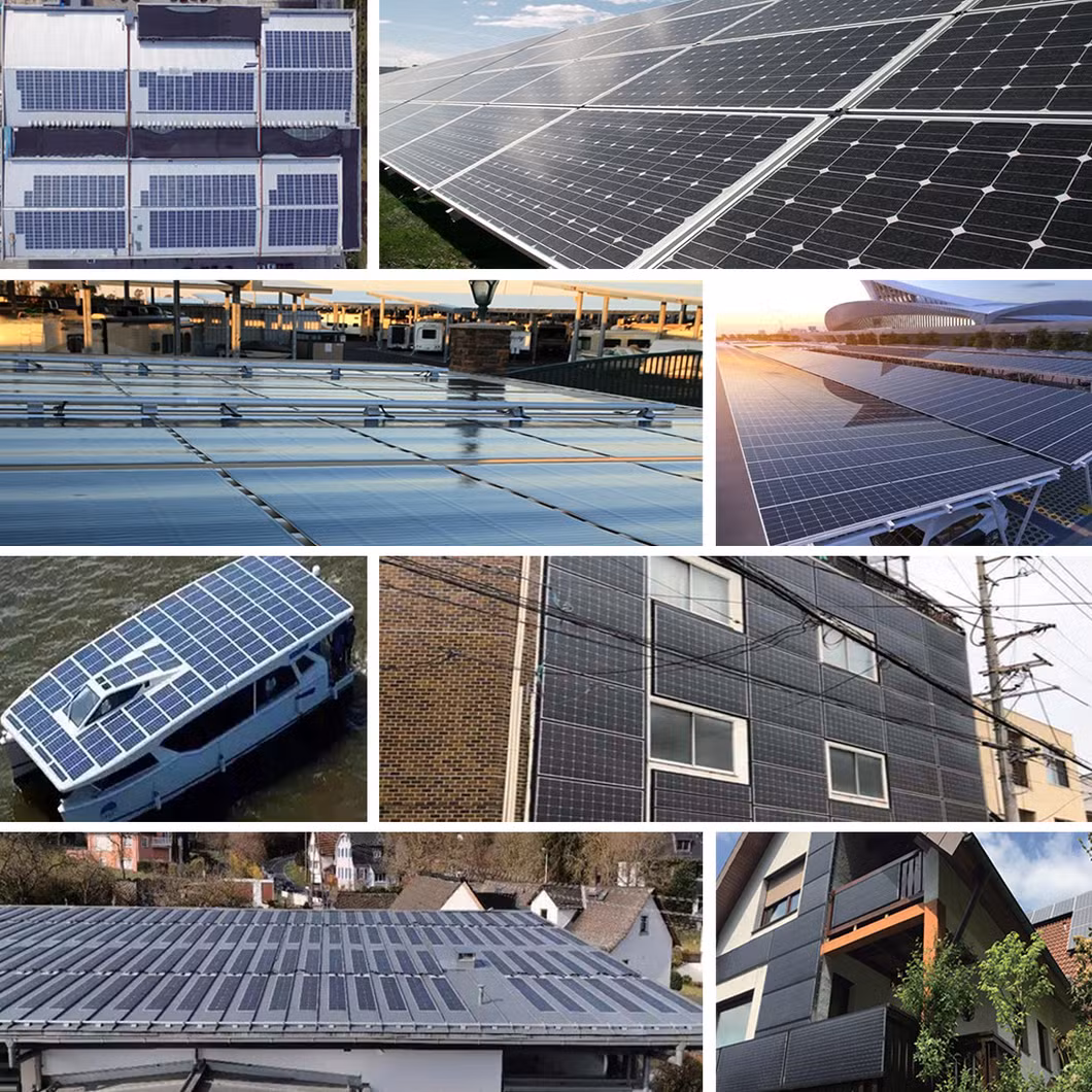 Solar Cell Panel Energy System Cost Monocrystalline Photovoltaic Module PV Solar Panel