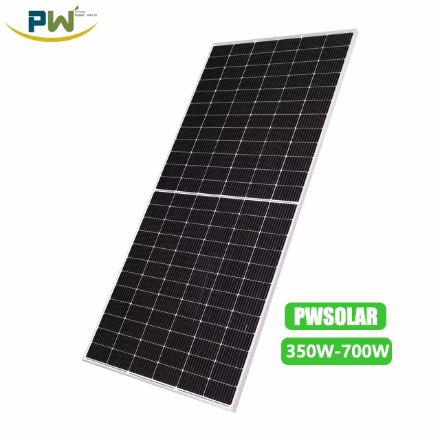 Vendita Calda 300W 400 Watt 450W 500W 540W 600W 700W Pannello Fotovoltaico Modulo Cellula Solare Piastra