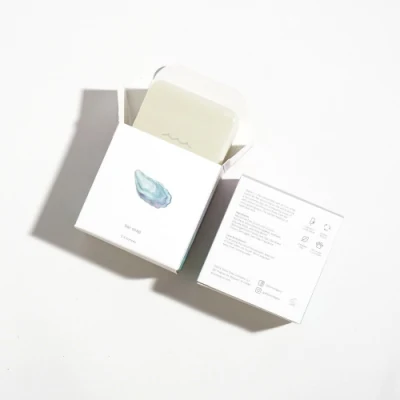 Impresión personalizada cartón blanco de bambú de Viaje de lujo de jabón de regalo Caja de embalaje de envío