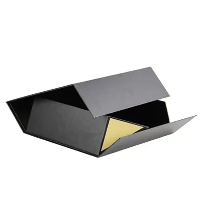 Caja plegable en forma de libro Caja de embalaje Caja de regalo Embalaje a medida al por mayor Logotipo personalizado de lujo impreso