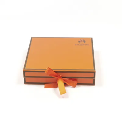 Caja plegable de embalaje de papel de regalo de alta calidad con tapa magnética