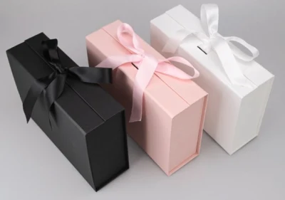 Custom lujo populares de diferentes tamaños de cajon deslizante Caja de regalo