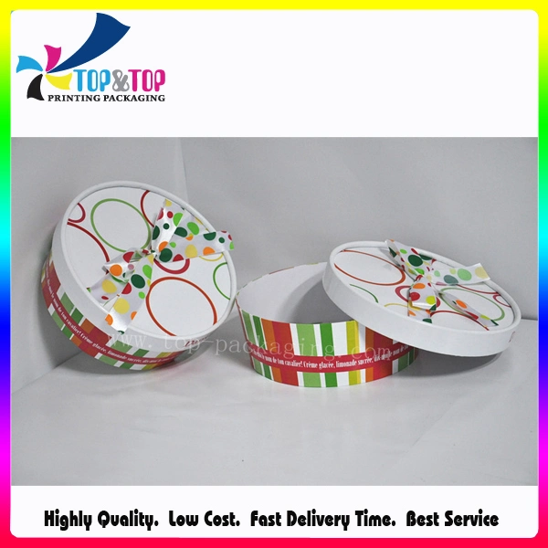 Wholesale Special Fancy Paper Cylinder Gift Round Box with Lid Ridid Flower Packaging Box