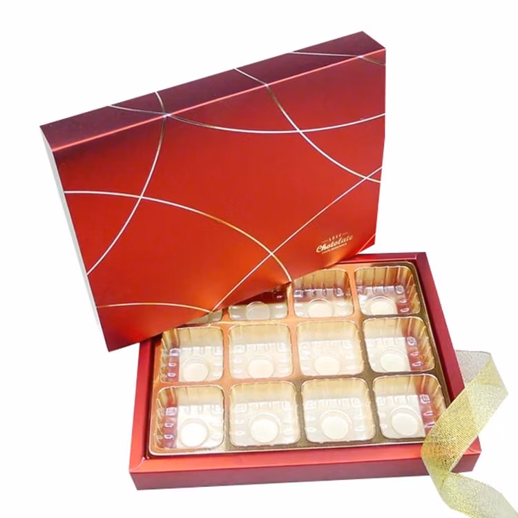 Baking Food Paper Packaging Cupcake Paper Window Box in Bulk Packaging Wedding Party Dessert Cake Gift Box with Window Cover
