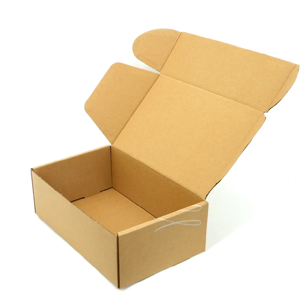Custom Kraft E-Flute Cardboard Moving Corrugated Box Large Mailing Carton Shipping Box