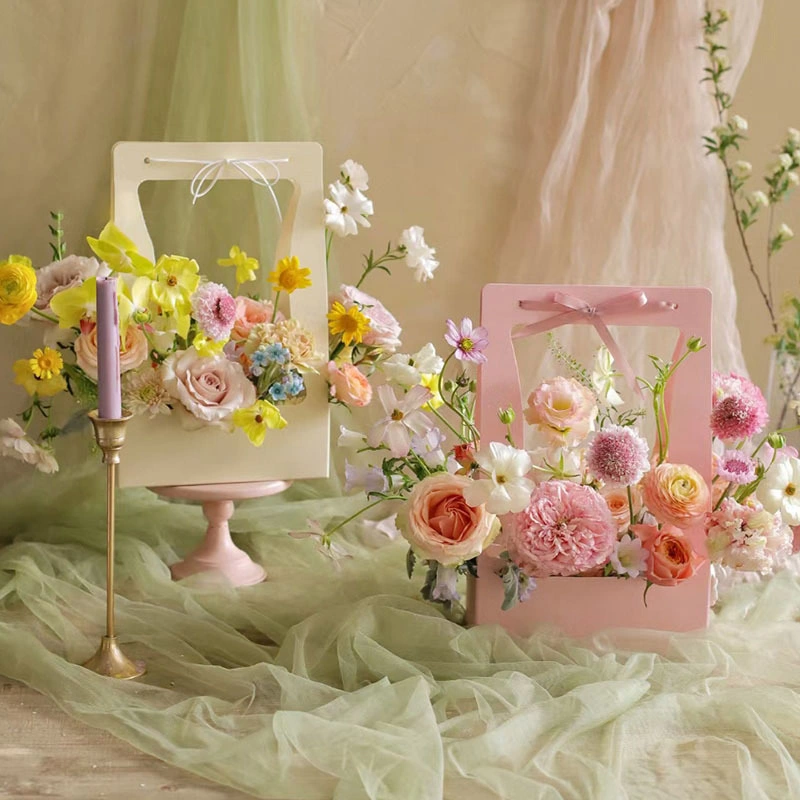 Wholesale Cylinder Packing Wedding Holiday Celebration Decorations Cardboard Rose Flower Box