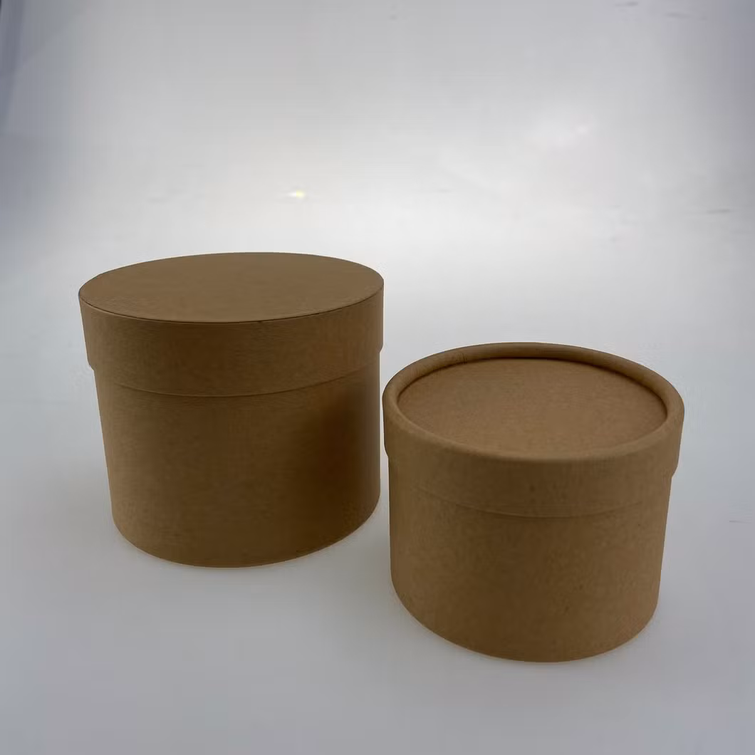 Custom Cardboard Lid and Base Gift Case Cylindrical Box