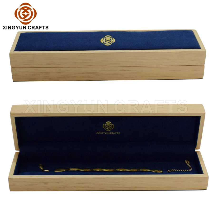 Luxury Walnut Handmade Custom Logo Ring Earring Pendant Jewelry Packaging Set Box with Velvet Insert Pad