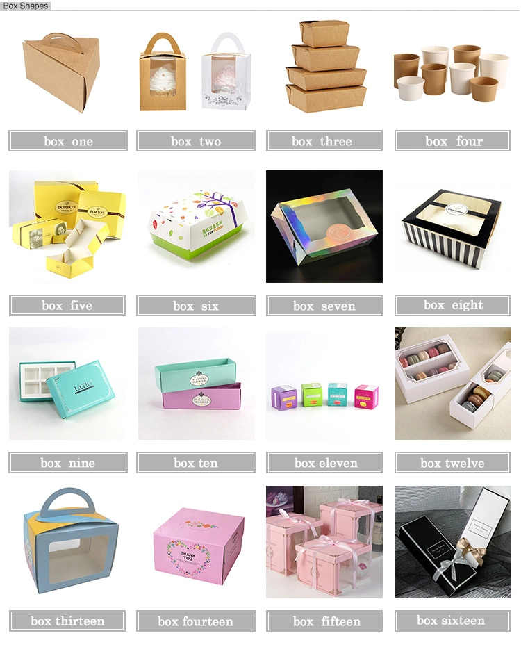Wholesale Custom Cake Box Pink Cake Boxes in Bulk Cake Box with Window