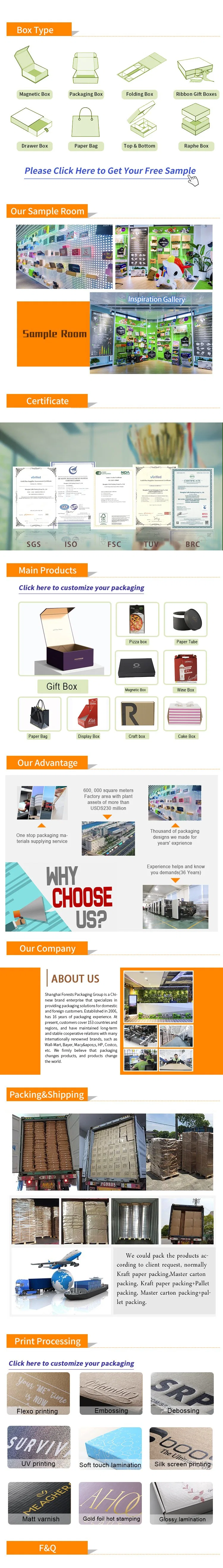 China Factory Price Recycled 2 Bottles Wine Box Packing Box