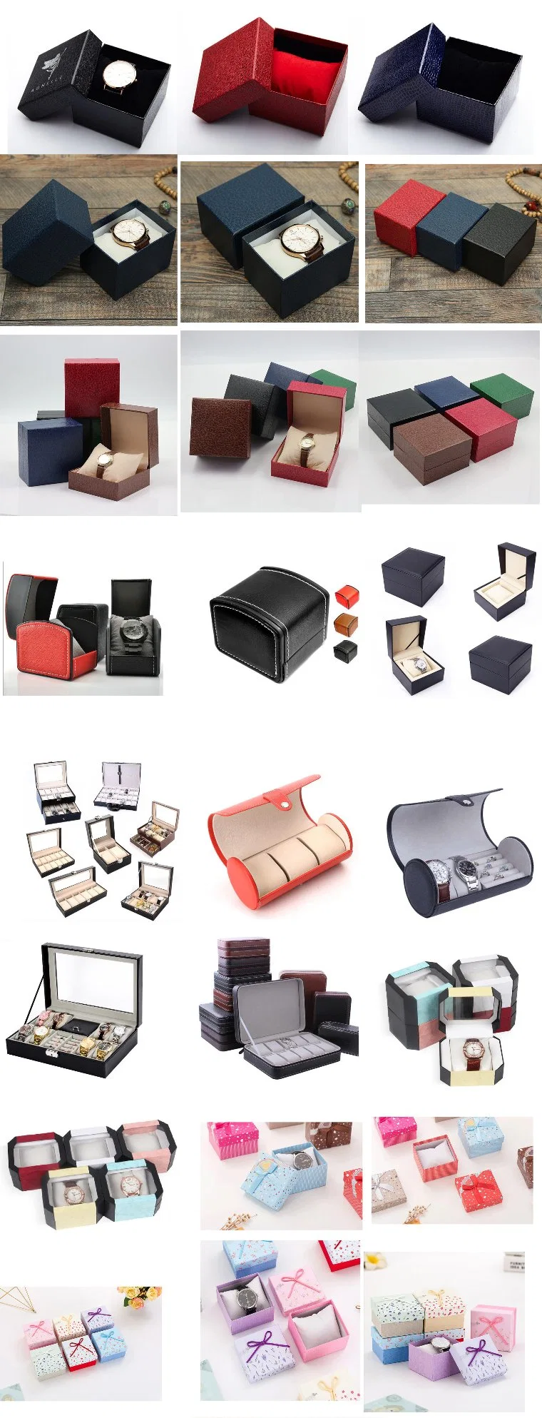 Custom High Grade Withdrawal Type Paper Watch Box, Customs Size Drawer Box Black Luxury Packaging Custom Jewelry Watch Gift Packaging Box