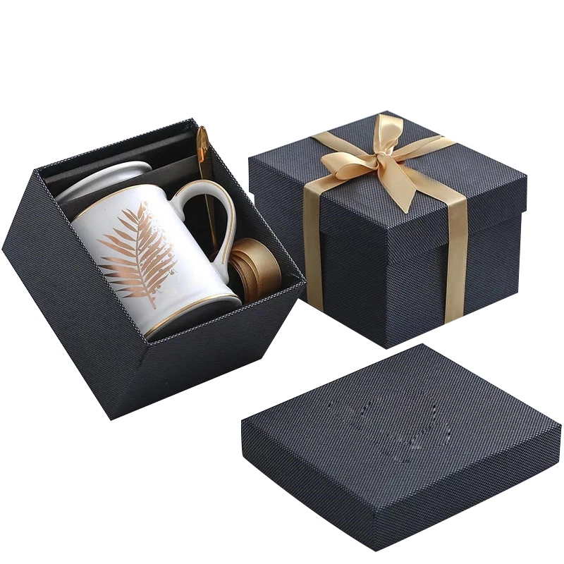 Custom High Quality Gift Cardboard Box with Mug Cup Packaging Box