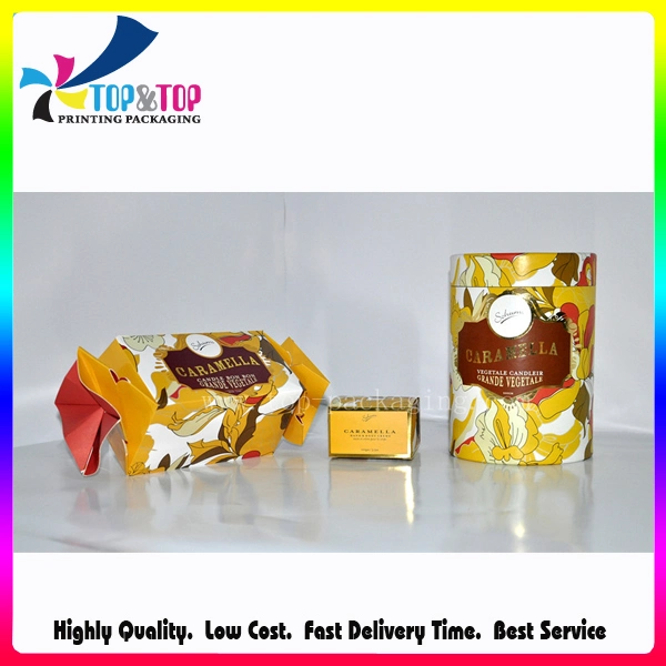 Wholesale Special Fancy Paper Cylinder Gift Round Box with Lid Ridid Flower Packaging Box