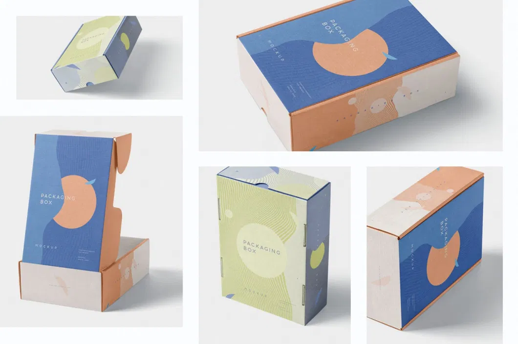 Wholesale Customized Logo Eco-Friendly Colored Small Cardboard Packaging Paper Airplane Corrugated Gift Shipping Boxes Mail Mailer Box