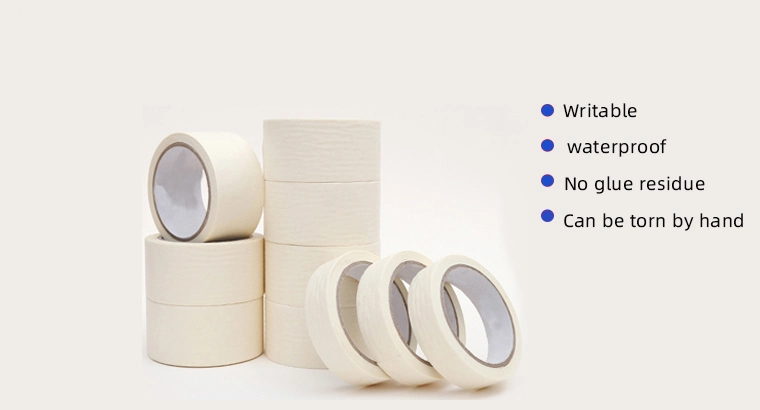 General Purpose Customized Size Waterproof Writable Painters Crepe/Washi Adhesive Tape for Painting, Industrial Adhesives