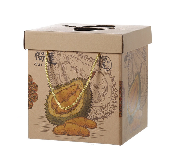 Eco-Friendly Corrugated Cardboard Paper Packaging Box Blind Box Large Carton Box with Handle