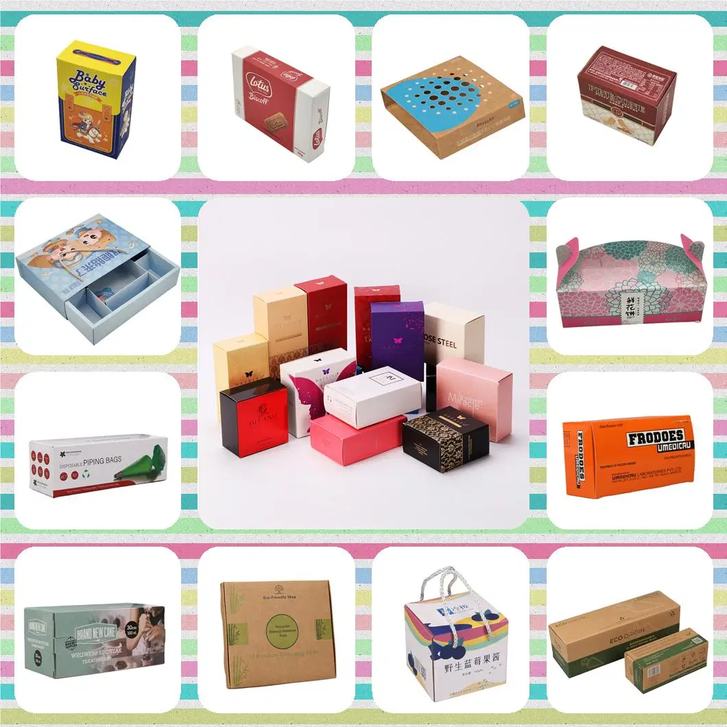 Eco-Friendly Corrugated Cardboard Paper Packaging Box Blind Box Large Carton Box with Handle