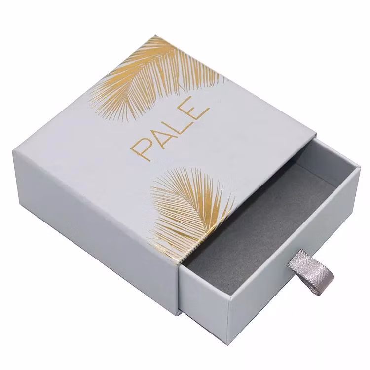 Personalized Custom Hard Cardboard Jewelry Packaging Gift Box Drawer Box