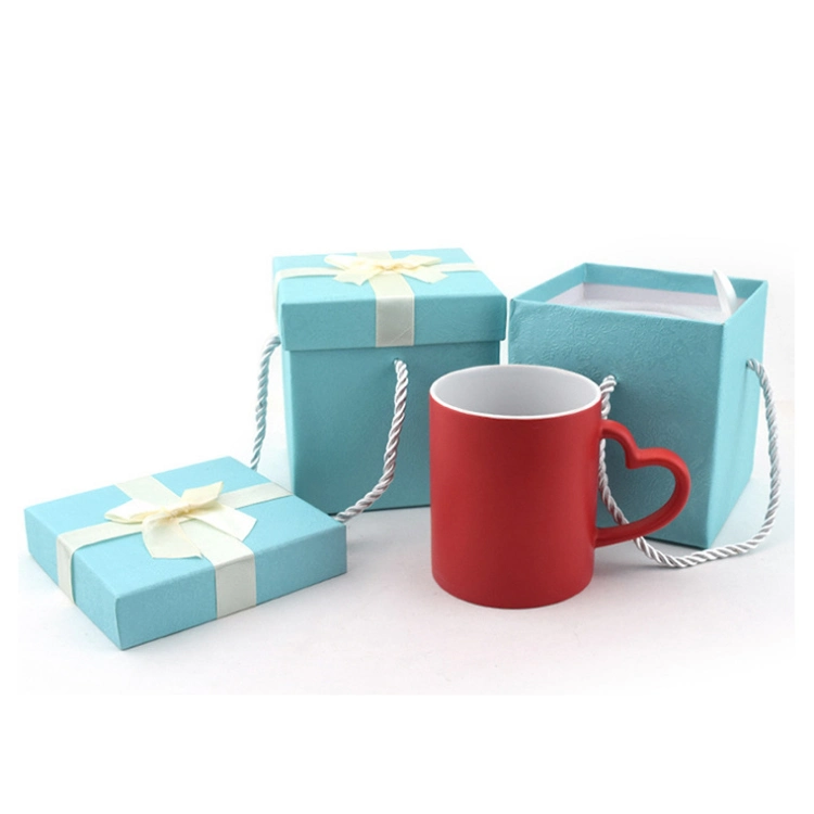 Custom Rigid Coffee Mug Tea Cup Sets Gift Box Cardboard Stainless Steel Wine Glass Thermos Bottle Packaging Boxes
