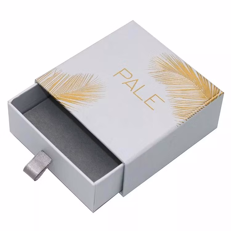 Personalized Custom Hard Cardboard Jewelry Packaging Gift Box Drawer Box