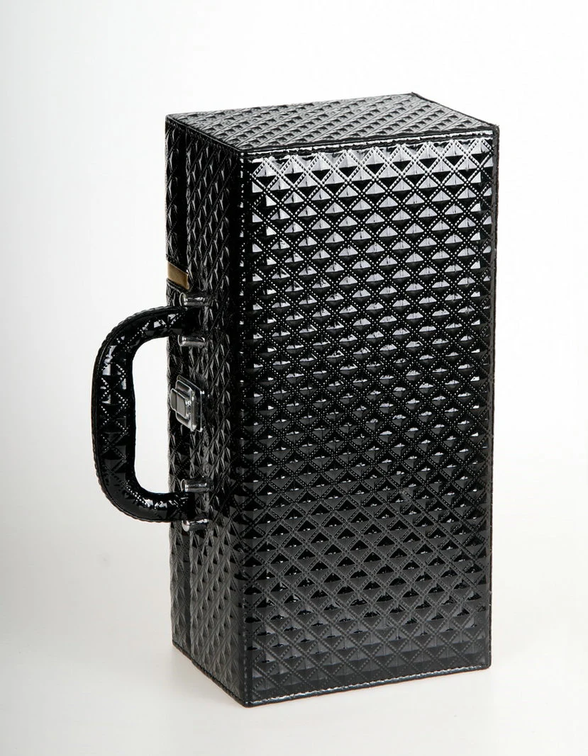 Portable Single Wine Bottle Packaging Leather Box Custom Storage Gift Luxury Classic