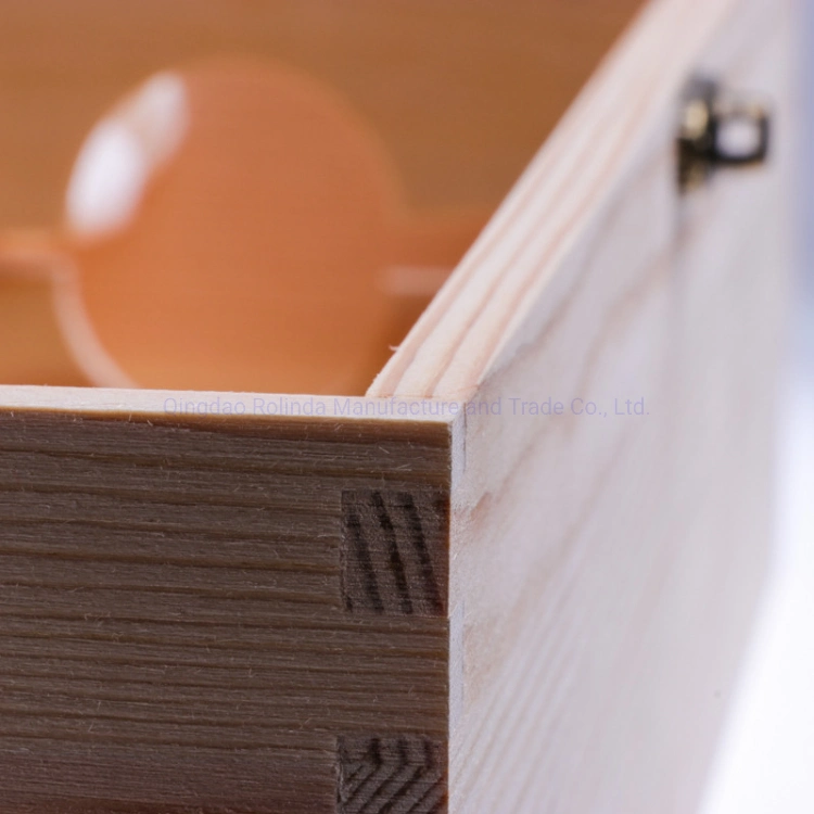 China Wholesale Custom Laser Engraved Silk Screen Logo Wood Single Luxury Vintage Bulk Gift Wooden Wine Box