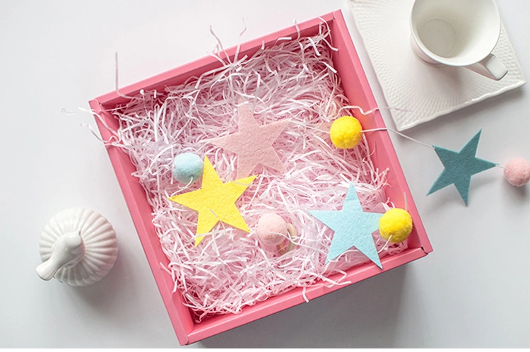 Raffia Paper Wrapping Gift Box Wedding Candy Box Filling Shredded Paper