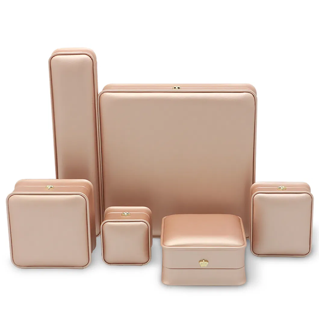 ODM/ OEM PU Leather Jewelry Box with Magnetic Lid