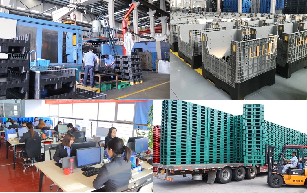2070*1150 Hot Selling Export Customized Durable Foldable Large Plastic Storage Pallet Logistic Coaming Gaylord Lid Box for Custom Soap Sleeve Packaging