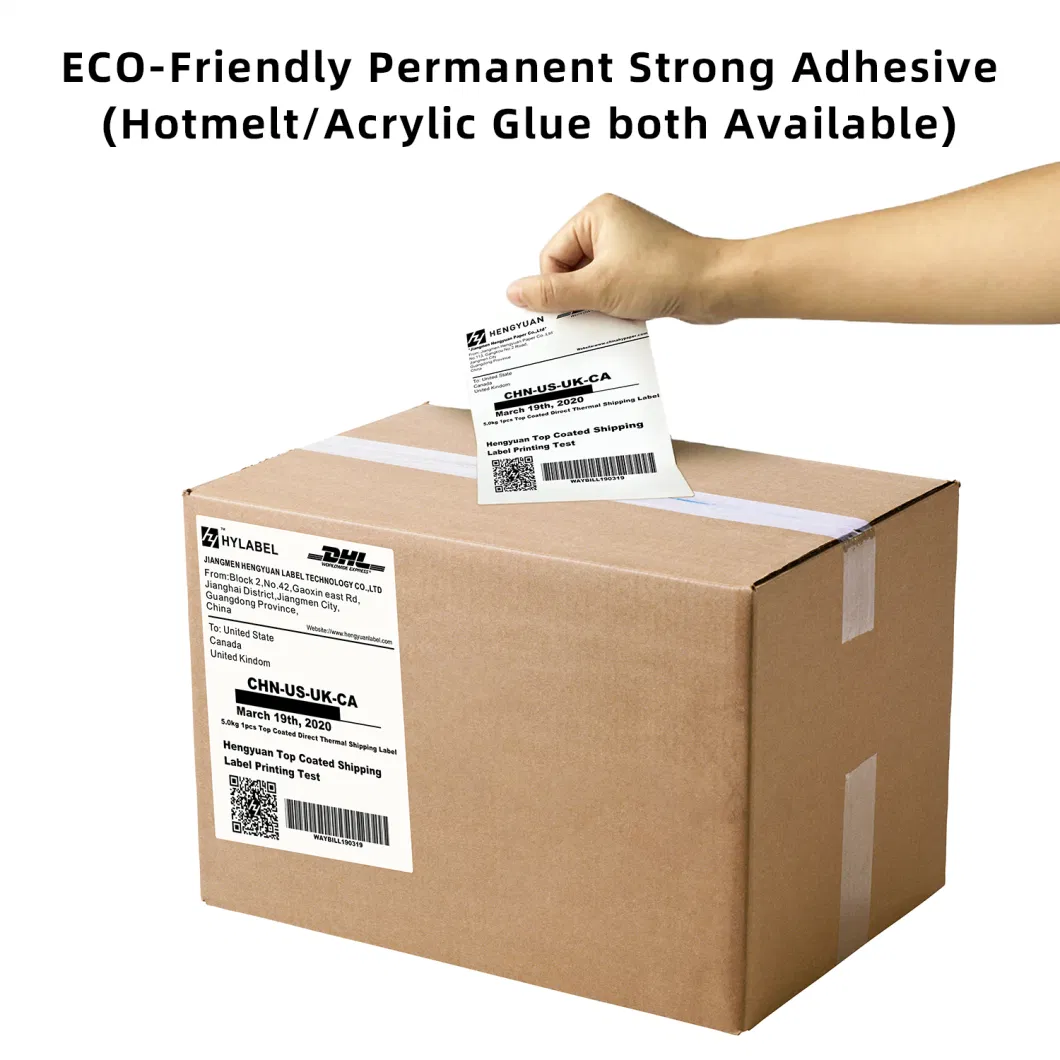 A6 100*150*500PCS Thermal Label Waterproof Thermal Waybill Shipping Sticker Label Paper