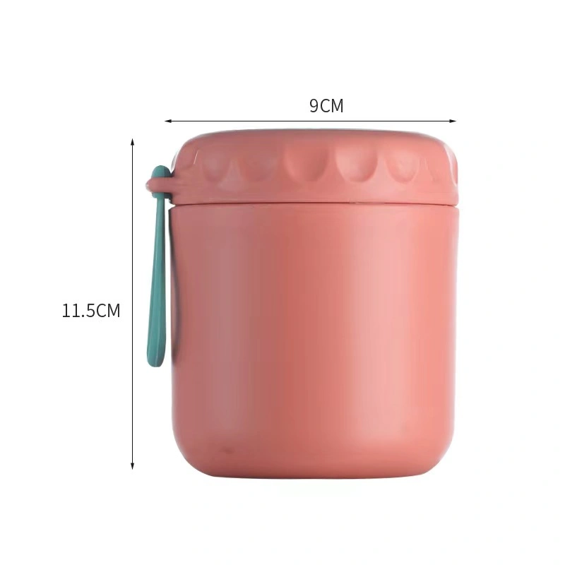 Airtight Portable 430ml Insulated Soup Cup Keep Warm Thermal Lunch Box Kids with Handle Spoon